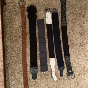 6 different belts